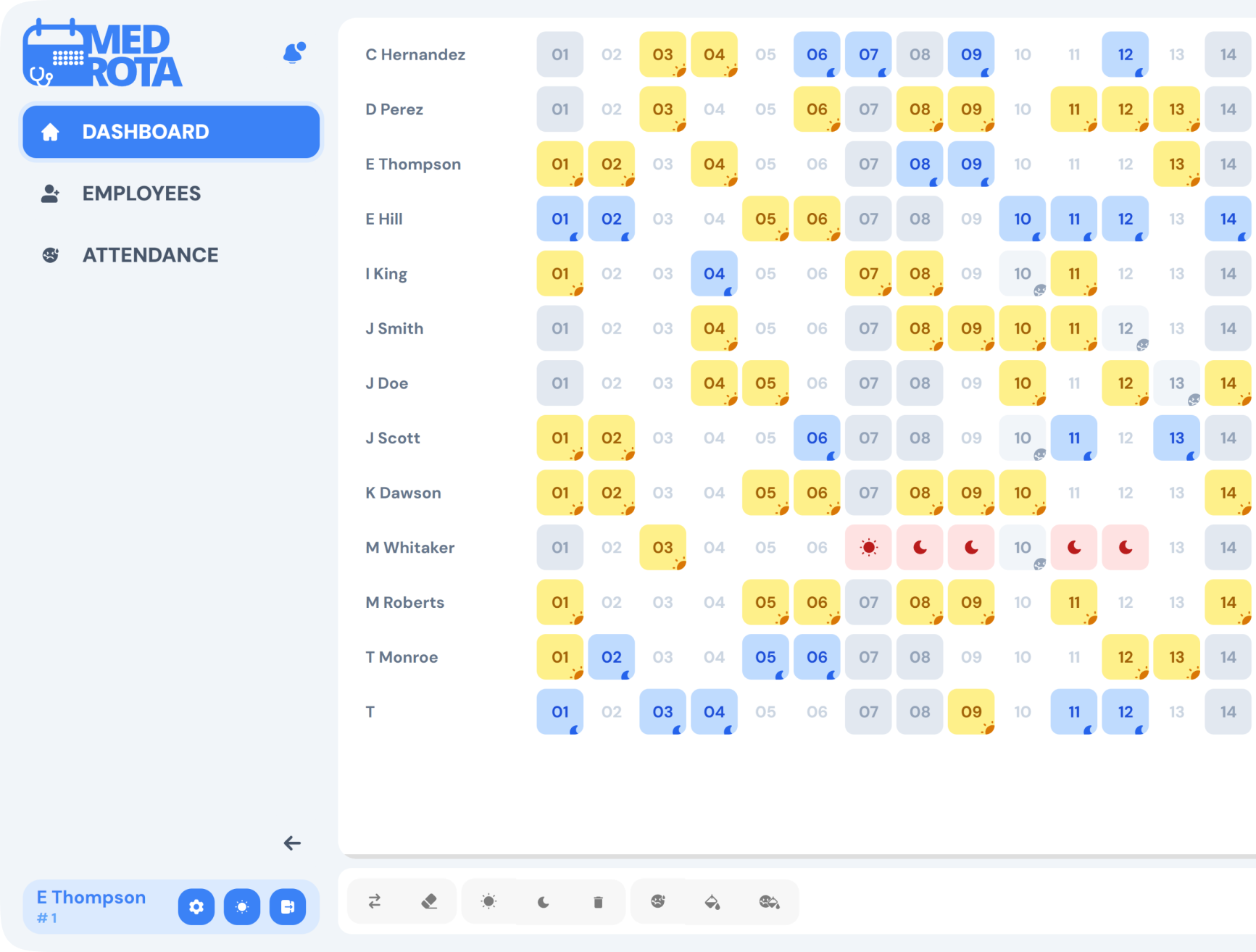 MedRota Dashboard