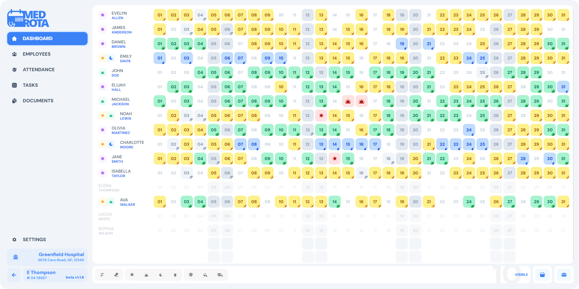 MedRota Dashboard